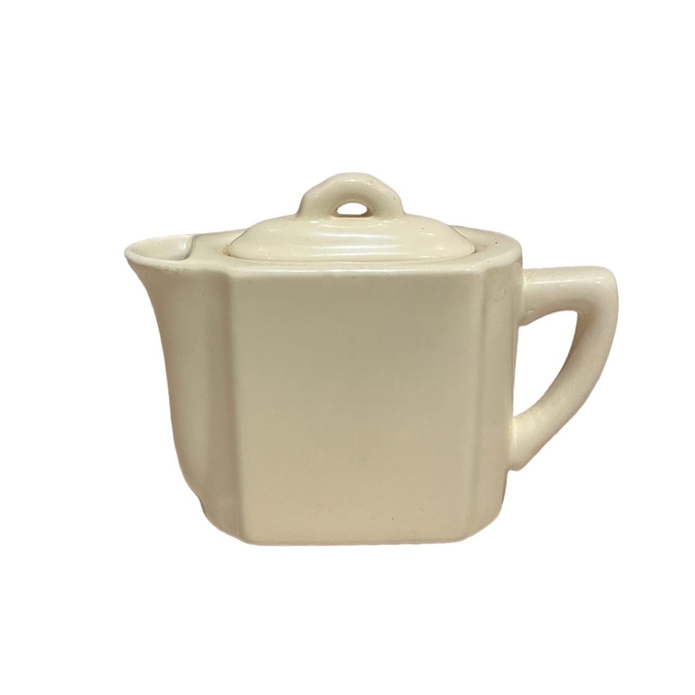 Restoration Hardware Glazed Ceramic Covered Creamer